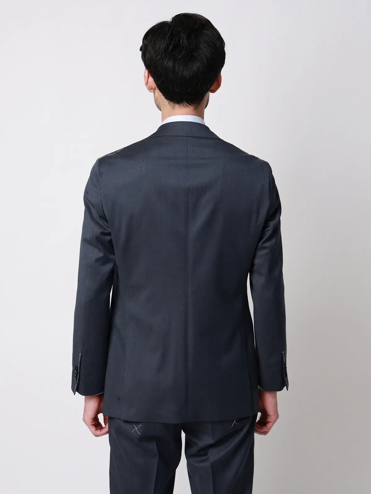 スーツ/3つボタン/Loro Piana 365/無地/TR27 ブルー 体型(DROP):普通 6DROP(A体),身長:165cm