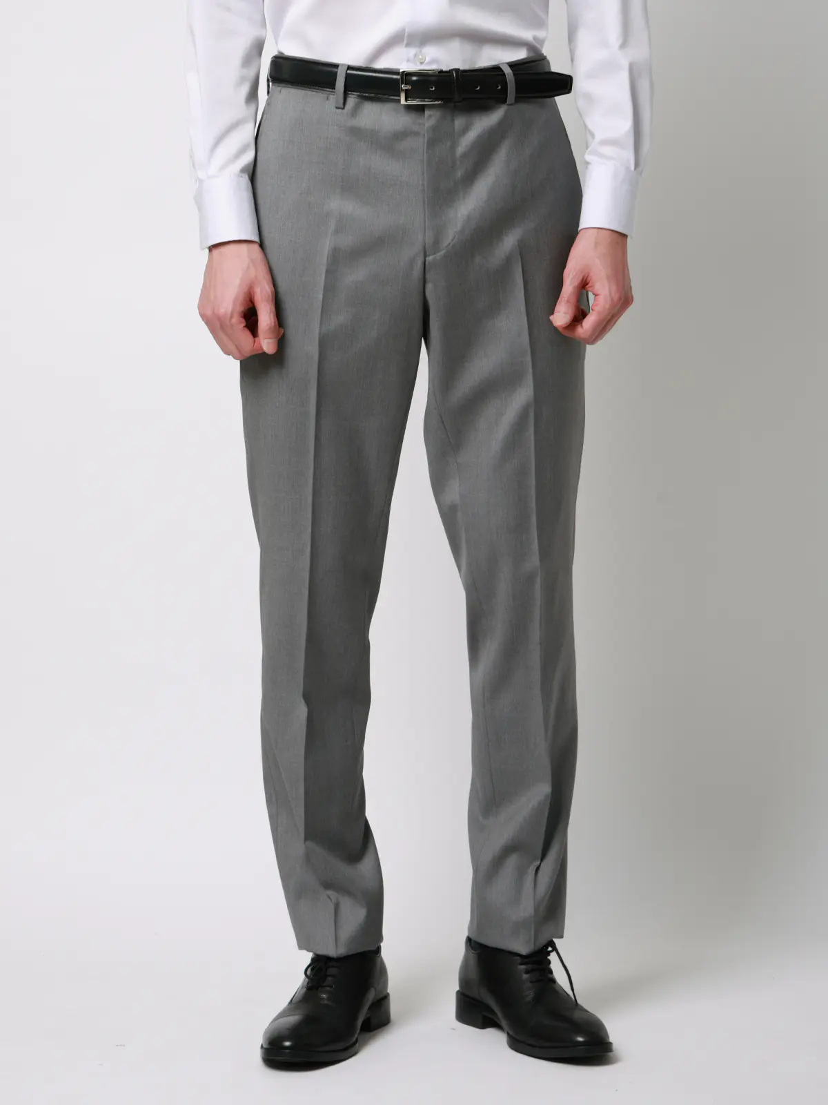 スーツ／3つボタン／Loro Piana 365／無地／TR27 ライトグレー 体型（DROP):普通　6DROP(A体),身長:165cm