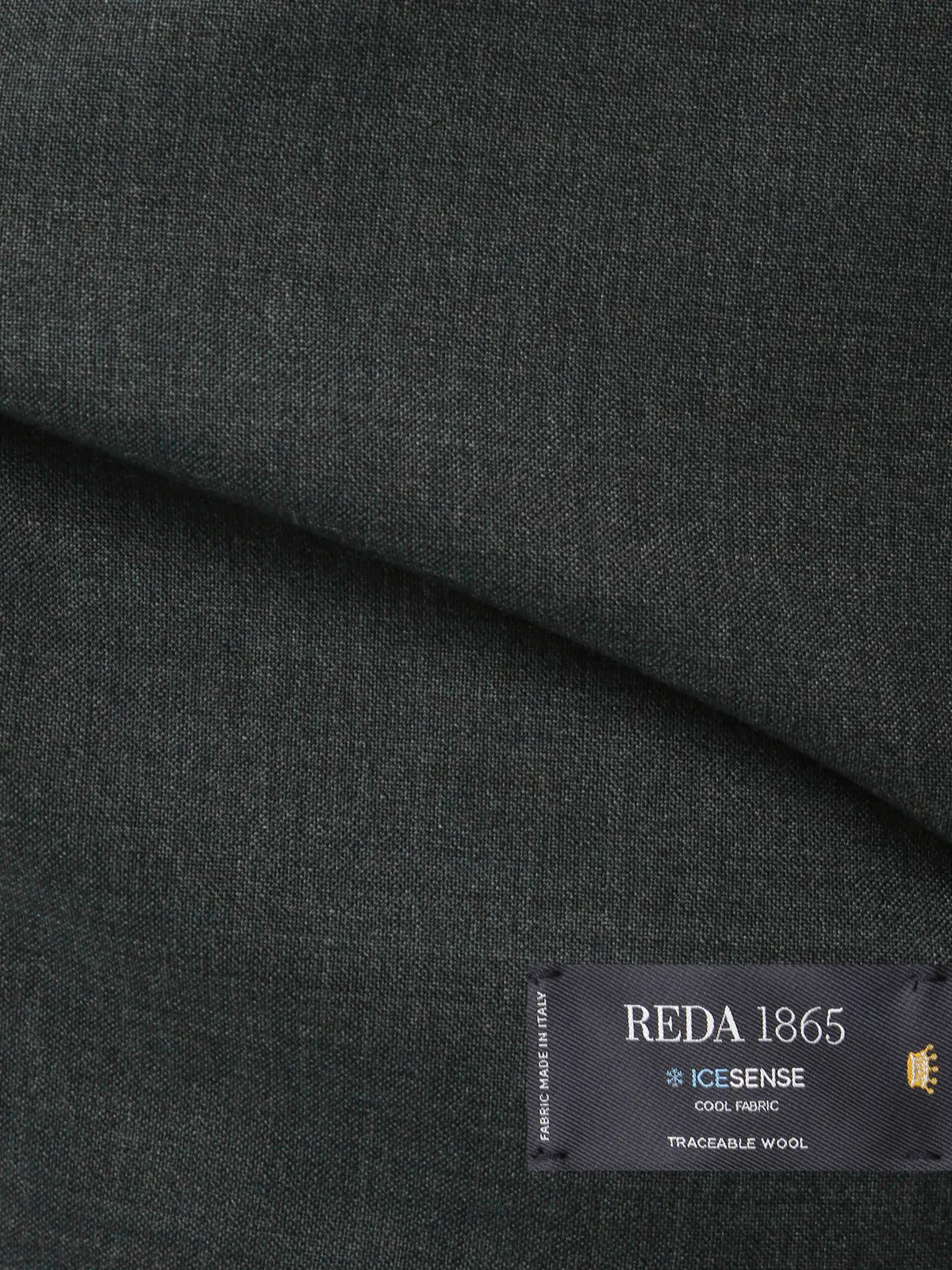 スーツ／3つボタン／REDA／ICE SENSE／無地／TR27 グリーン 体型（DROP):スリム　8DROP(YA体),身長:165cm