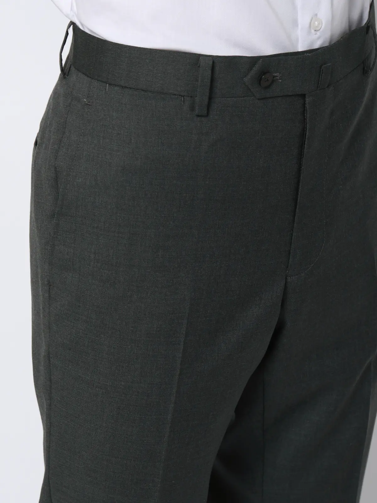 スーツ／3つボタン／REDA／ICE SENSE／無地／TR27 グリーン 体型（DROP):スリム　8DROP(YA体),身長:165cm