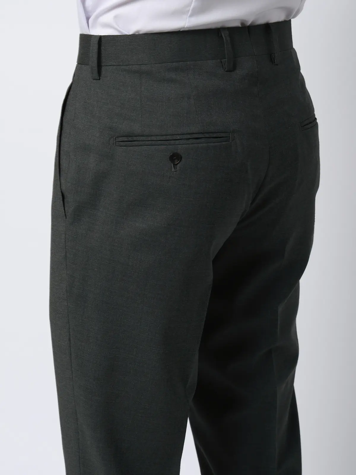 スーツ／3つボタン／REDA／ICE SENSE／無地／TR27 グリーン 体型（DROP):スリム　8DROP(YA体),身長:165cm