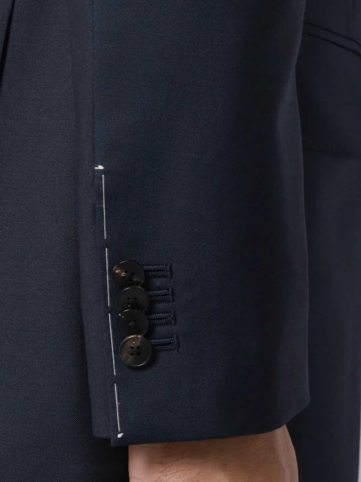 スーツ／3つボタン／REDA／ICE SENSE／無地／TR27 ネイビー 体型（DROP):普通　6DROP(A体),身長:165cm