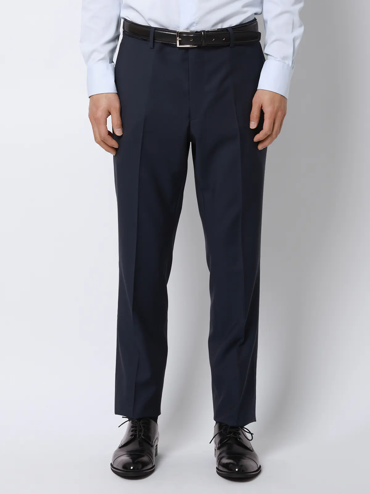 スーツ／3つボタン／REDA／ICE SENSE／無地／TR27 ネイビー 体型（DROP):普通　6DROP(A体),身長:165cm