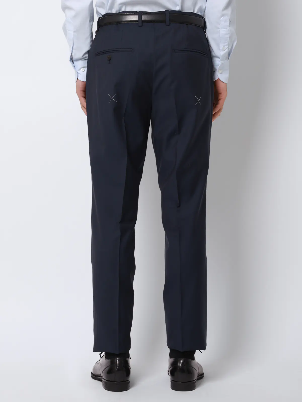 スーツ／3つボタン／REDA／ICE SENSE／無地／TR27 ネイビー 体型（DROP):普通　6DROP(A体),身長:165cm