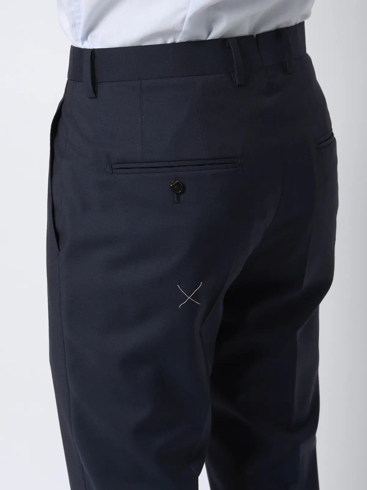 スーツ／3つボタン／REDA／ICE SENSE／無地／TR27 ネイビー 体型（DROP):普通　6DROP(A体),身長:165cm