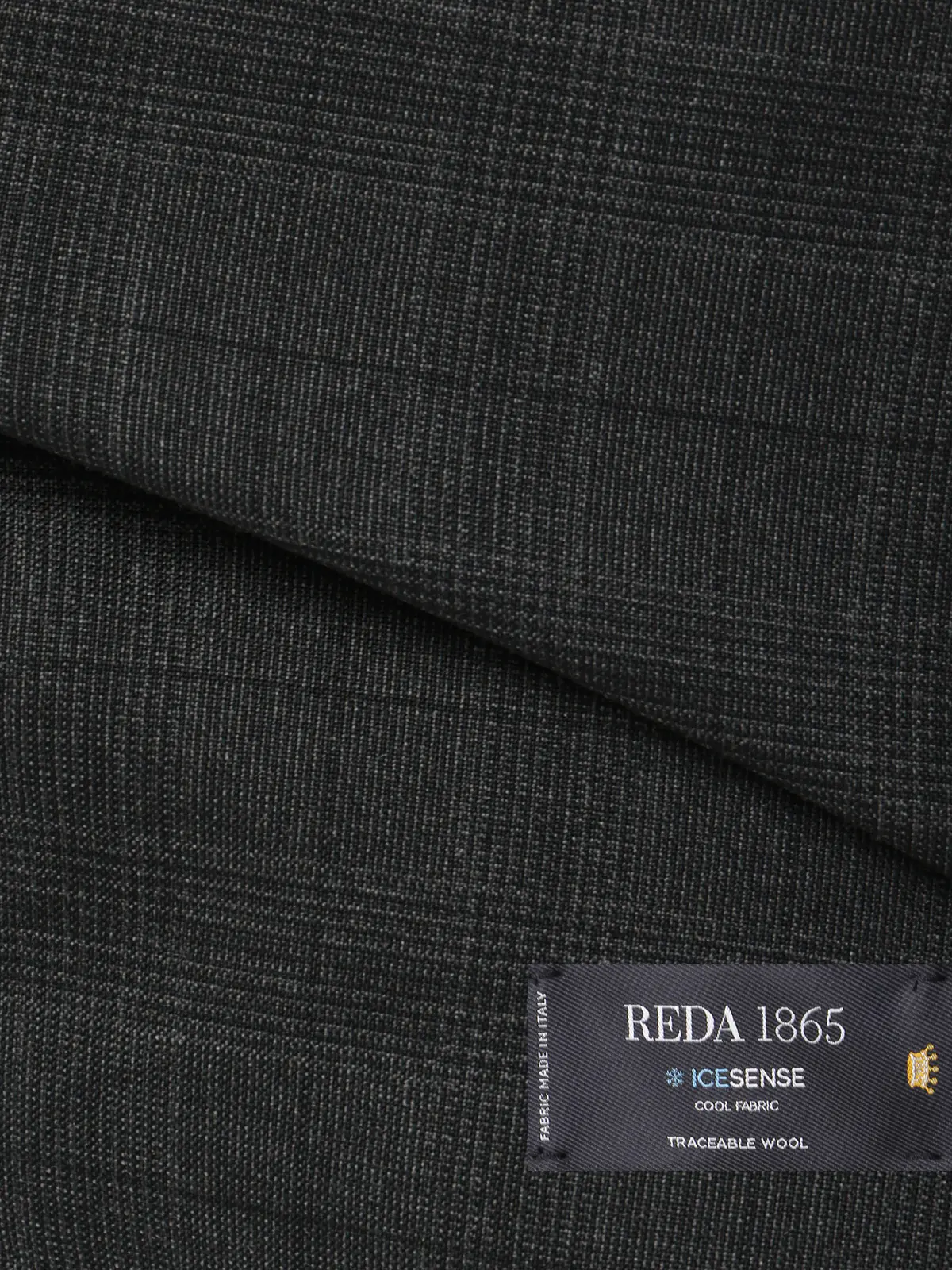 スーツ／3つボタン／REDA／ICE SENSE／グレンチェック／TR27 グレー 体型（DROP):普通　6DROP(A体),身長:165cm