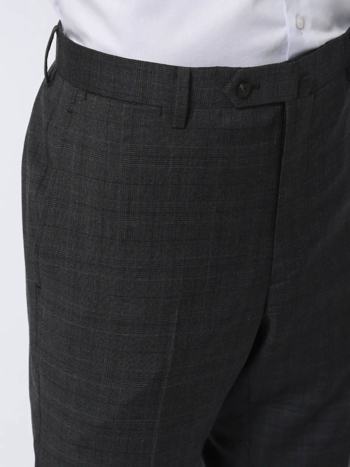 スーツ／3つボタン／REDA／ICE SENSE／グレンチェック／TR27 グレー 体型（DROP):普通　6DROP(A体),身長:165cm