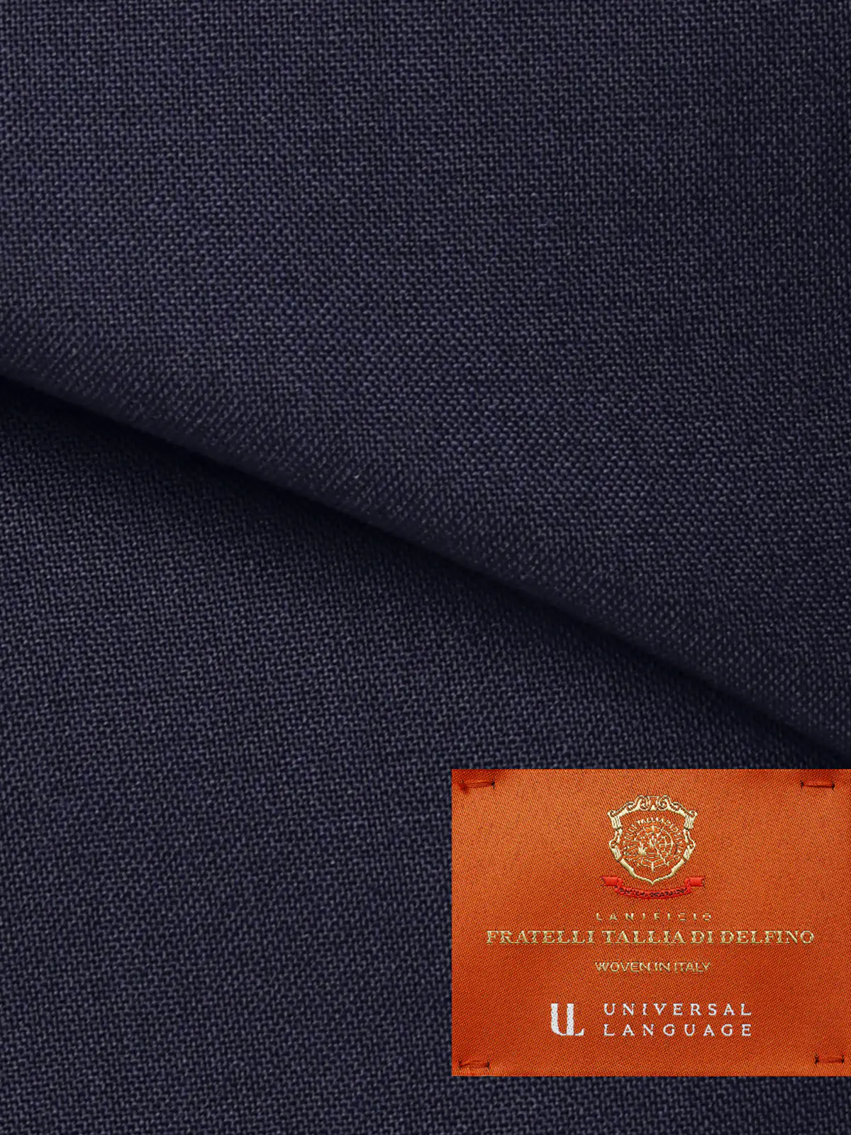 スーツ／3つボタン／TALLIA DI DELFINO／SUPER120'sウールトロピカル／無地／TR27 ネイビー 体型（DROP):ややがっしり　4DROP(AB体),身長:185cm