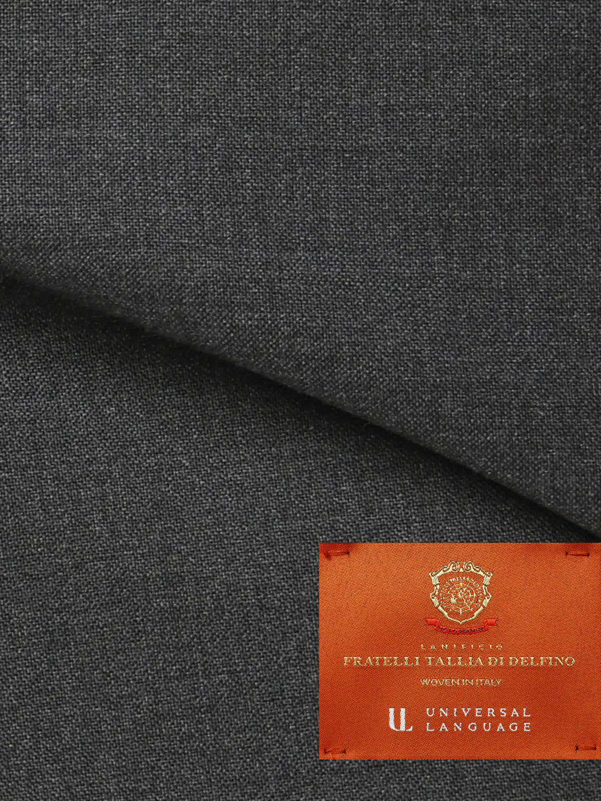 スーツ／3つボタン／TALLIA DI DELFINO／SUPER120'sウールトロピカル／無地／TR27 グレー 体型（DROP):ややがっしり　4DROP(AB体),身長:185cm