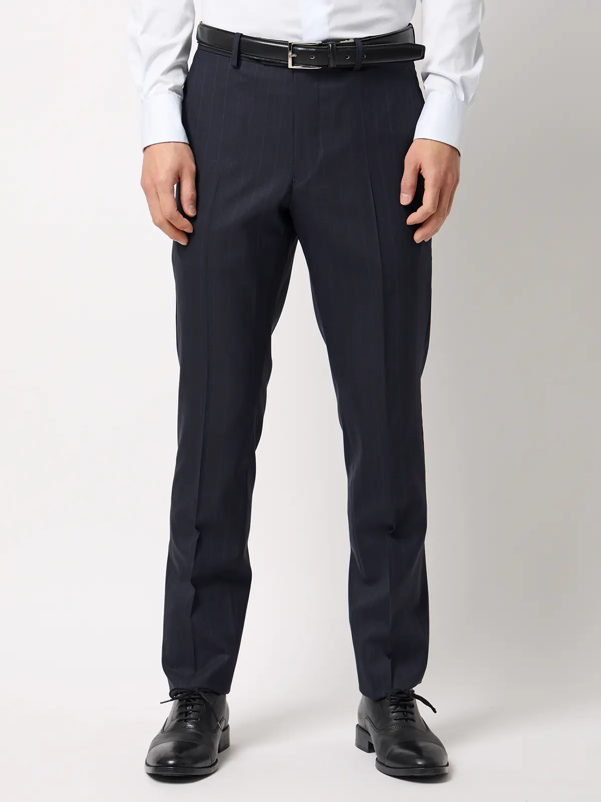 スーツ／3つボタン／TALLIA DI DELFINO／SUPER120'sウールトロピカル／TR27 ネイビー 体型（DROP):ややがっしり　4DROP(AB体),身長:185cm