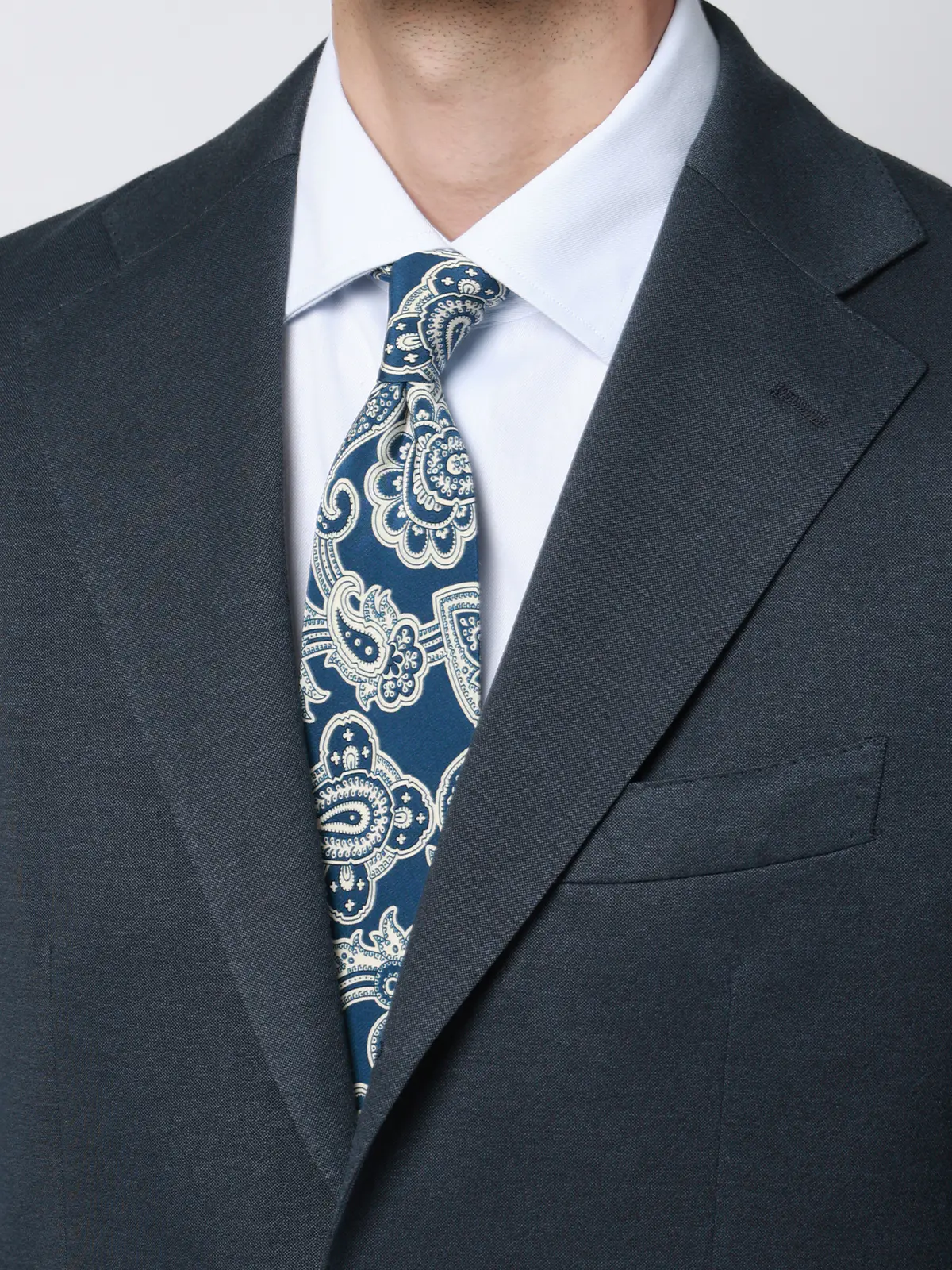 スーツ／ストレッチ／接触冷感／3つボタン／無地／TR27 ブルー 体型（DROP):普通　6DROP(A体),身長:165cm