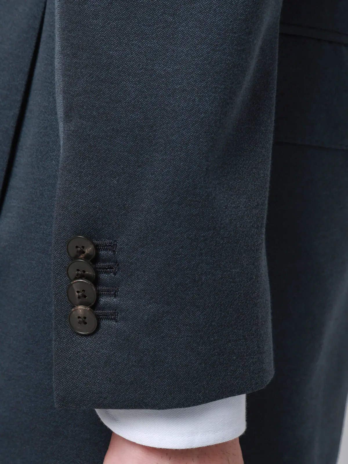 スーツ／ストレッチ／接触冷感／3つボタン／無地／TR27 ブルー 体型（DROP):普通　6DROP(A体),身長:165cm