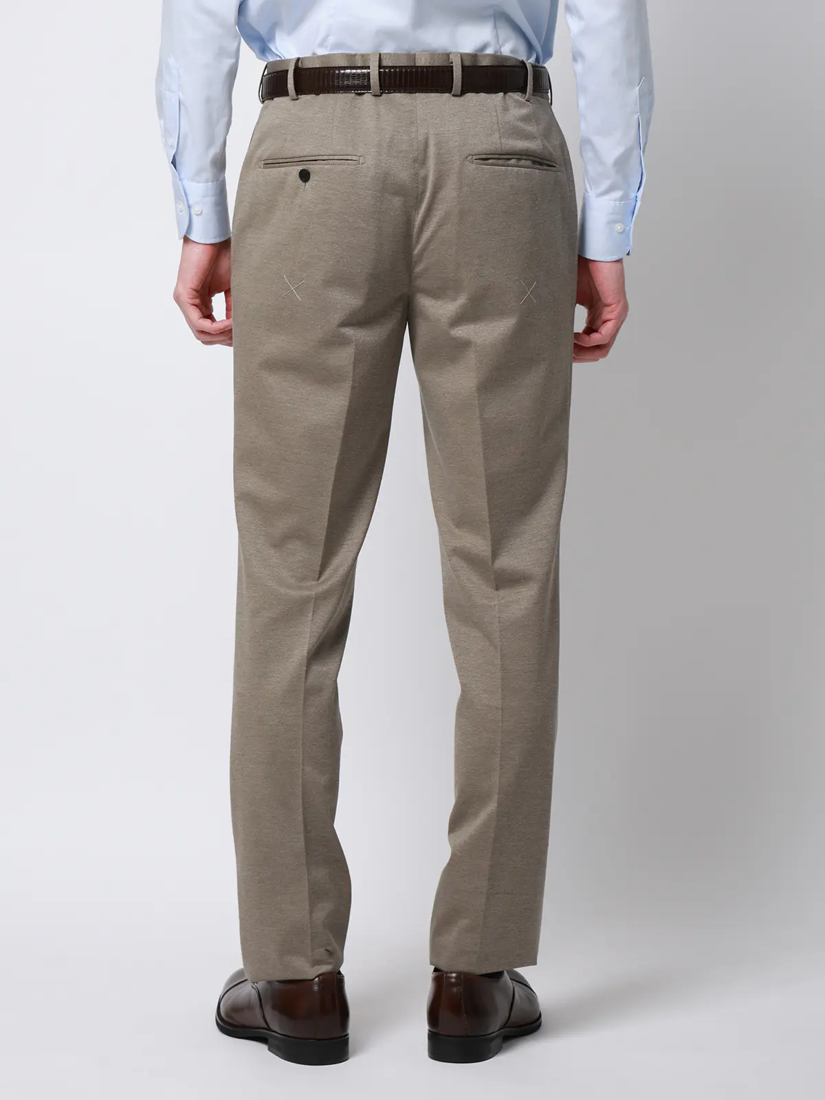 スーツ／ストレッチ／接触冷感／3つボタン／無地／TR27 ベージュ 体型（DROP):普通　6DROP(A体),身長:170cm