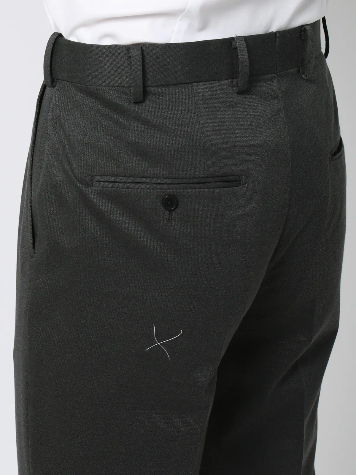 スーツ／ストレッチ／接触冷感／3つボタン／無地／TR27 グレー 体型（DROP):普通　6DROP(A体),身長:165cm