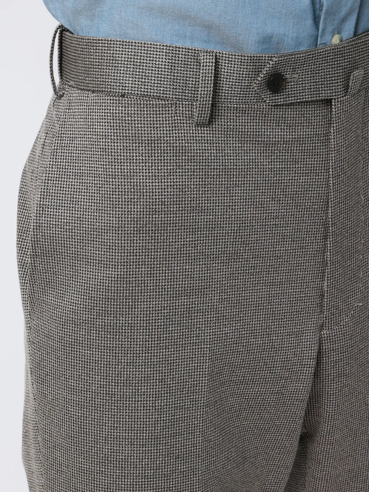 スーツ／ストレッチ／接触冷感／3つボタン／ハウンドトゥース／TR27 ライトグレー 体型（DROP):普通　6DROP(A体),身長:165cm