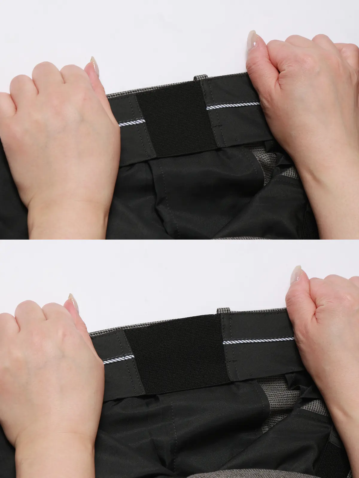 スーツ／ストレッチ／接触冷感／3つボタン／ハウンドトゥース／TR27 ライトグレー 体型（DROP):普通　6DROP(A体),身長:165cm