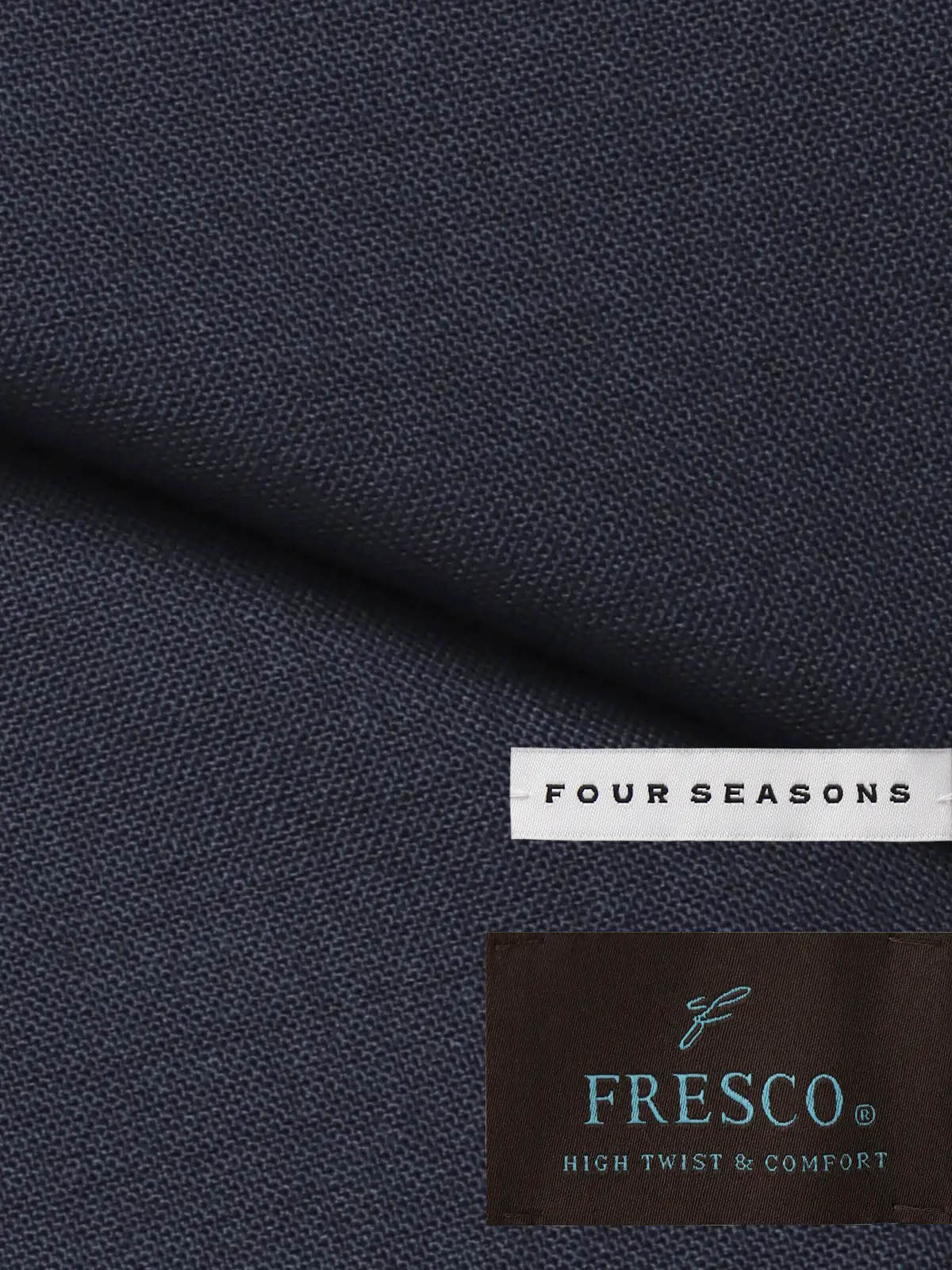 スーツ／3つボタン／FRESCO／HAND MADE／無地／TR27 ネイビー 体型（DROP):普通　6DROP(A体),身長:185cm