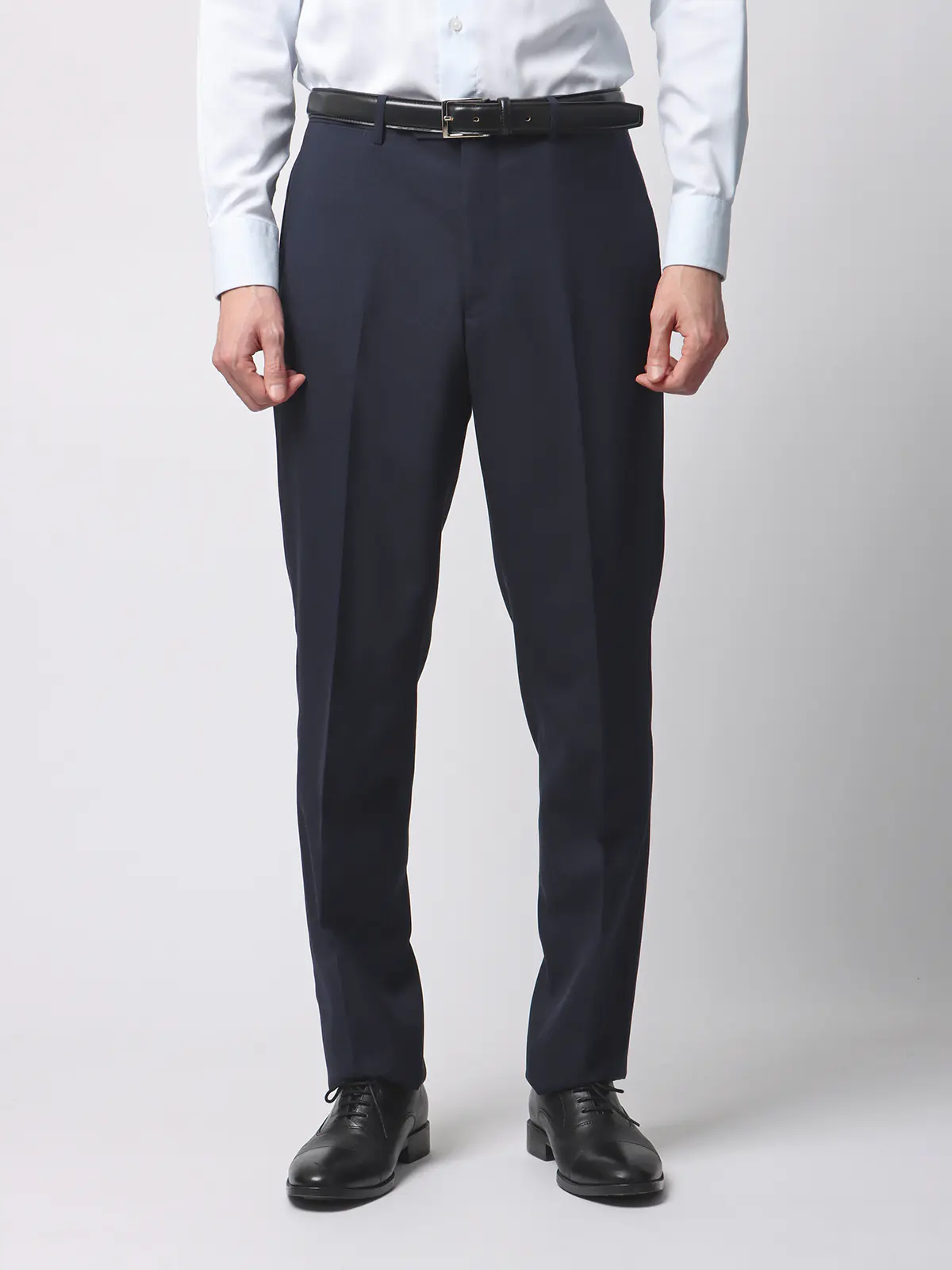 スーツ／3つボタン／FRESCO／HAND MADE／無地／TR27 ネイビー 体型（DROP):普通　6DROP(A体),身長:185cm