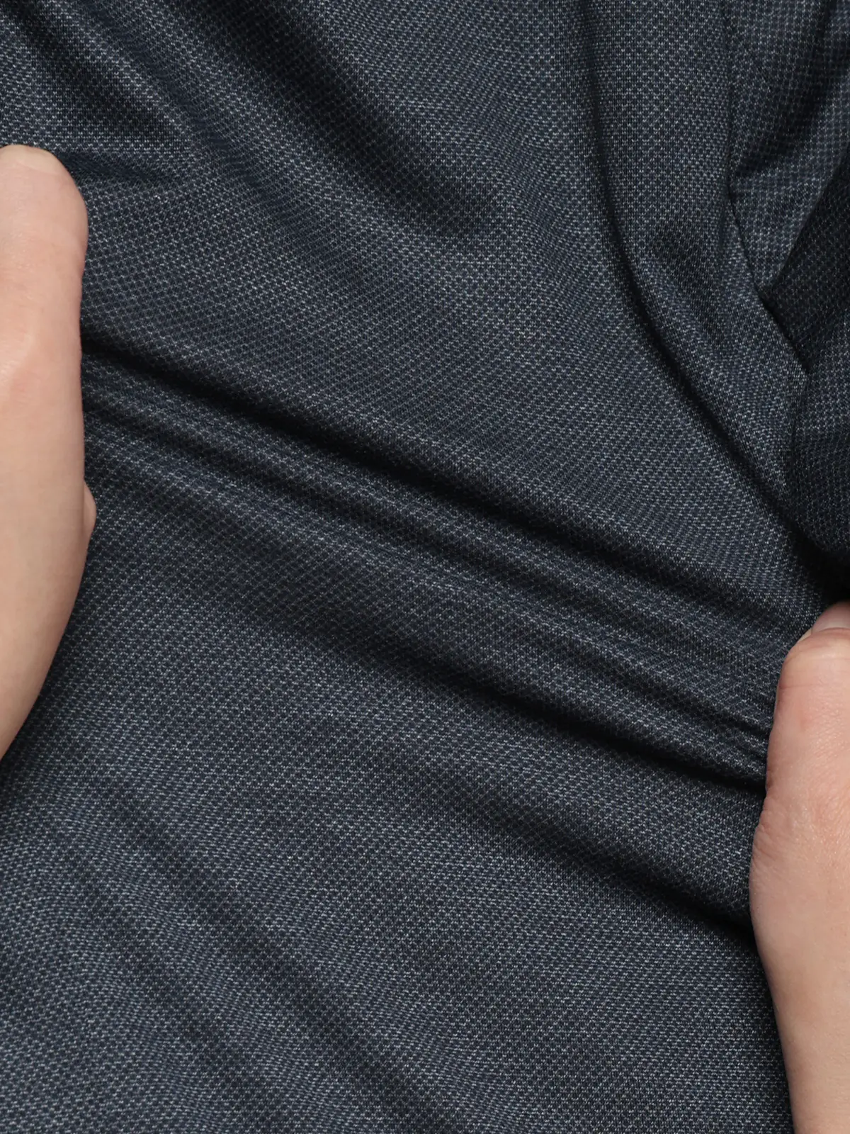 伸びるスーツ～Jersey～／ウォッシャブル／ストレッチ／3つボタン／織柄／TR27 ブルー 体型（DROP):スリム　8DROP(YA体),身長:160cm