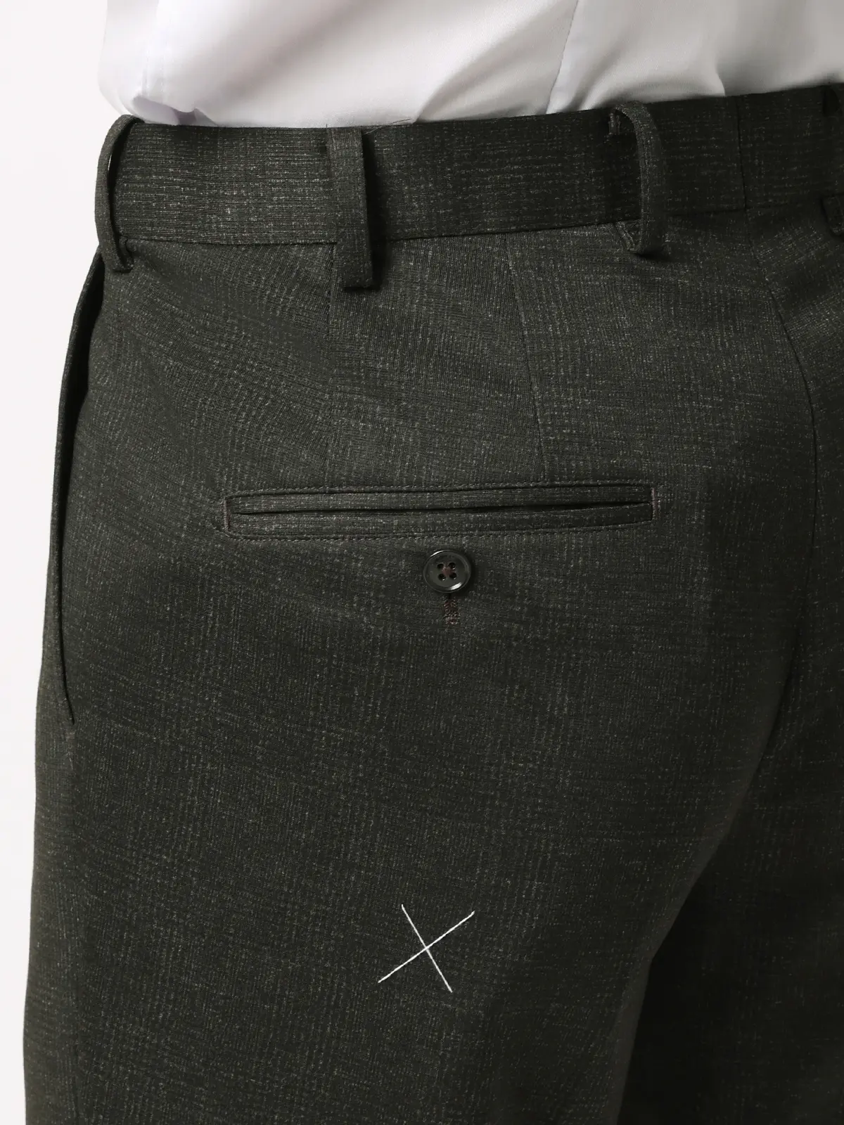 伸びるスーツ～Jersey～／ウォッシャブル／ストレッチ／3つボタン／グレンチェック／TR27 ブラウン 体型（DROP):スリム　8DROP(YA体),身長:165cm