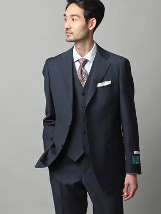 通年／尾州／スリーピーススーツ