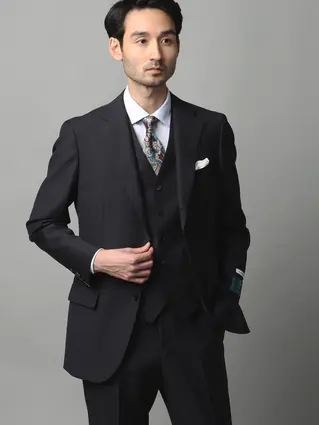 通年／尾州／スリーピーススーツ