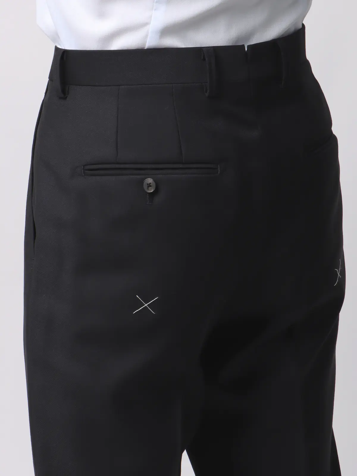 スーツ／スリーピース／3つボタン／尾州／無地／TR27 グレー 体型（DROP):スリム　8DROP(YA体),身長:170cm