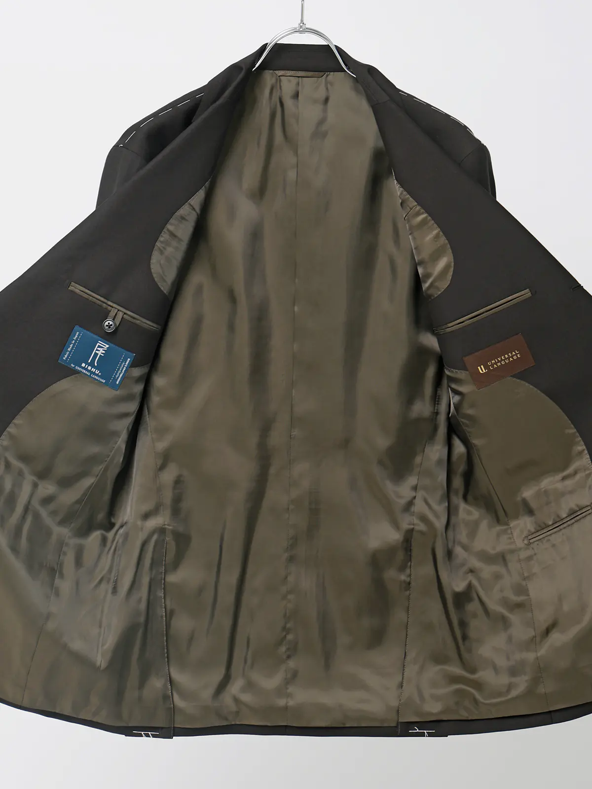 スーツ/スリーピース/3つボタン/尾州/無地/TR27 ブラウン 体型(DROP):スリム 8DROP(YA体),身長:160cm