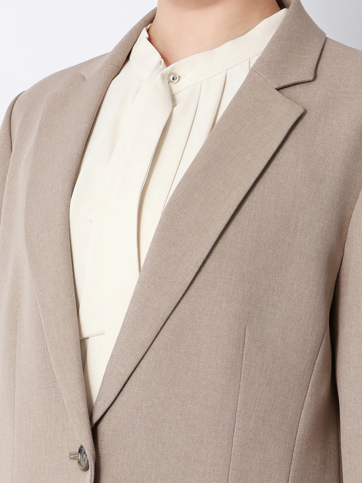 みんなのスーツ／ジャケット／ウォッシャブル／PRESTIGE TECHNOLOGY ベージュ S