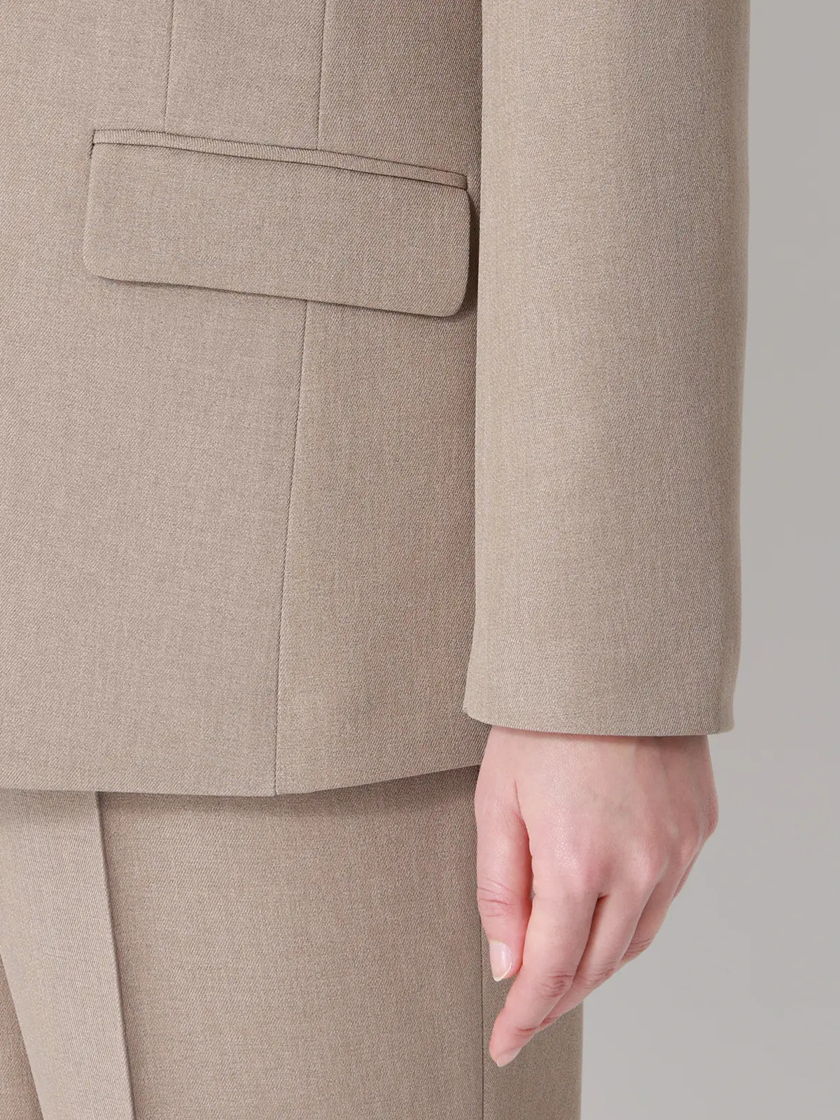 みんなのスーツ／ジャケット／ウォッシャブル／PRESTIGE TECHNOLOGY ベージュ S