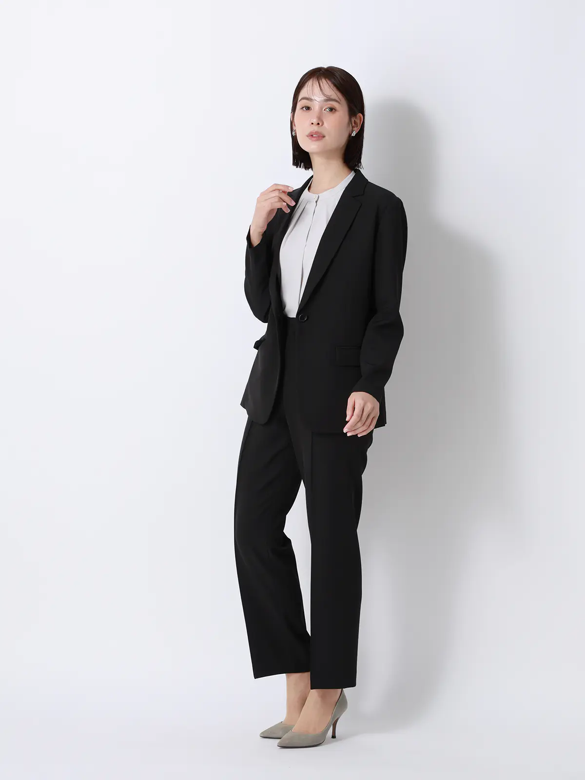 みんなのスーツ／ジャケット／ウォッシャブル／PRESTIGE TECHNOLOGY ブラック S