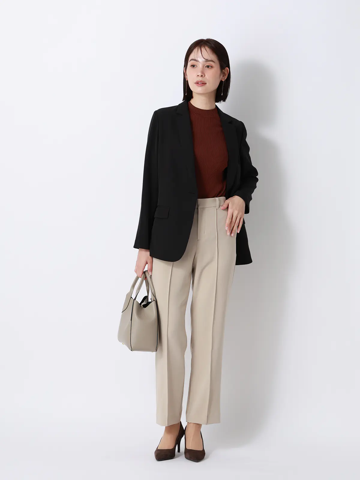 みんなのスーツ／ジャケット／ウォッシャブル／PRESTIGE TECHNOLOGY ブラック S