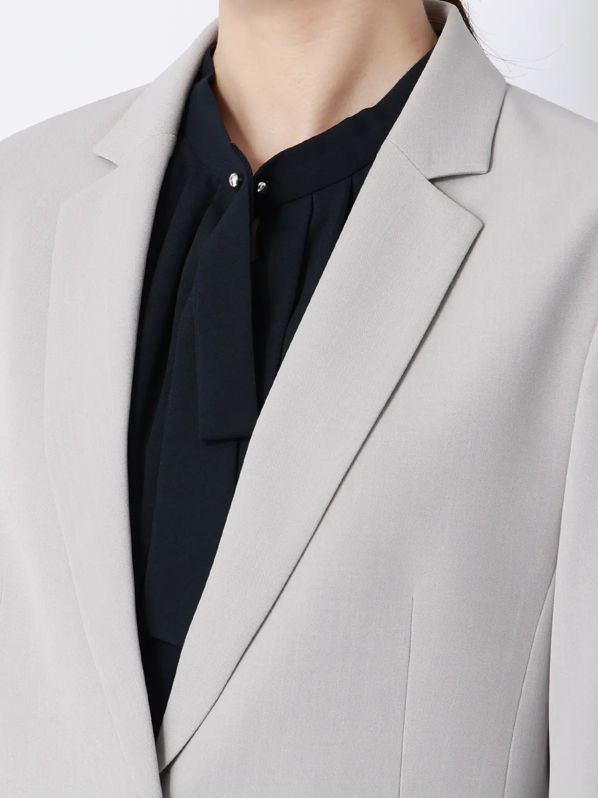 みんなのスーツ／ジャケット／ウォッシャブル／PRESTIGE TECHNOLOGY ライトグレー L