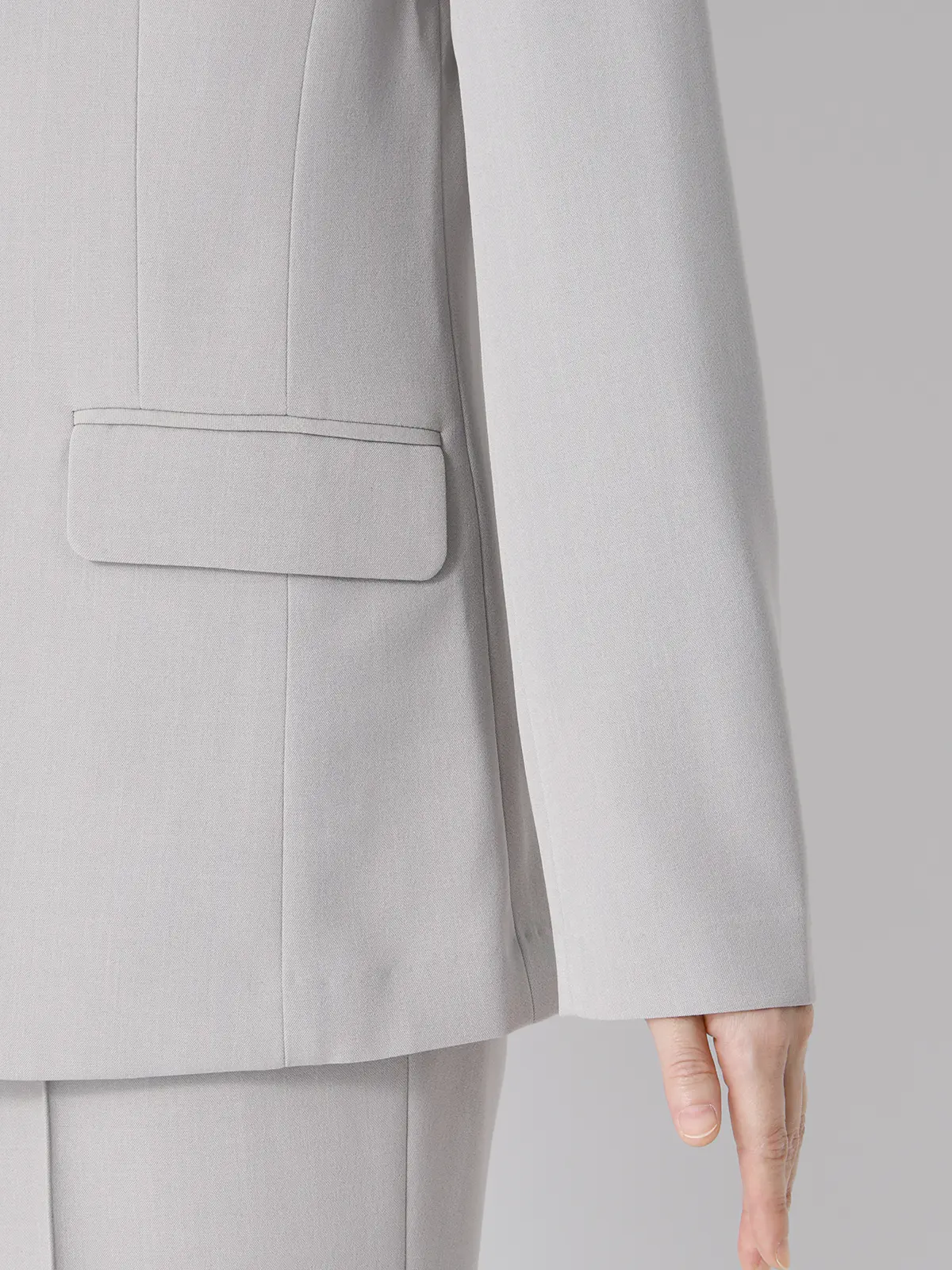 みんなのスーツ／ジャケット／ウォッシャブル／PRESTIGE TECHNOLOGY ライトグレー L