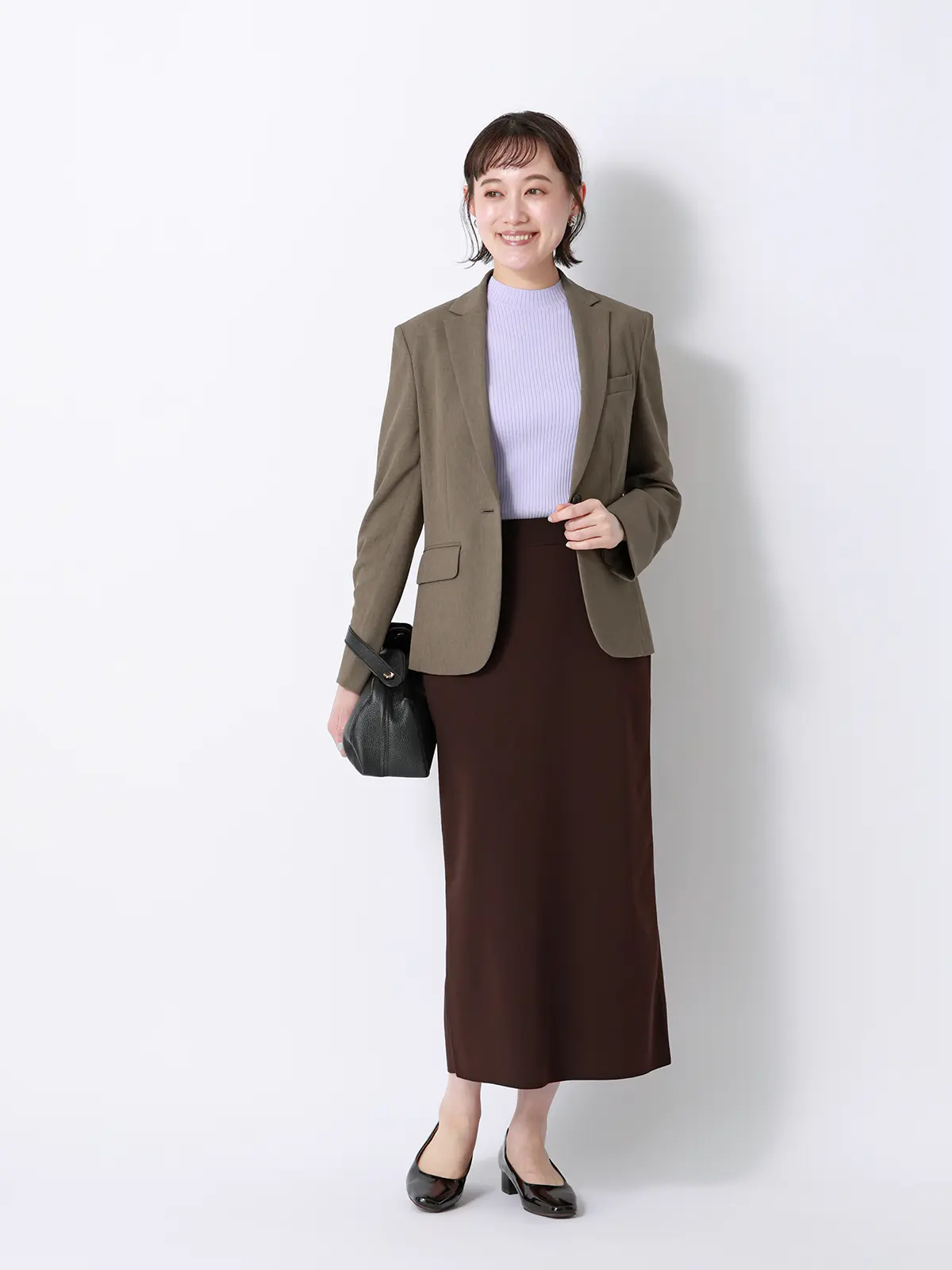 涼しいスーツ／テーラードジャケット／ウォッシャブル／ストレッチ／高通気／軽量／無地 ベージュ 36(7号）