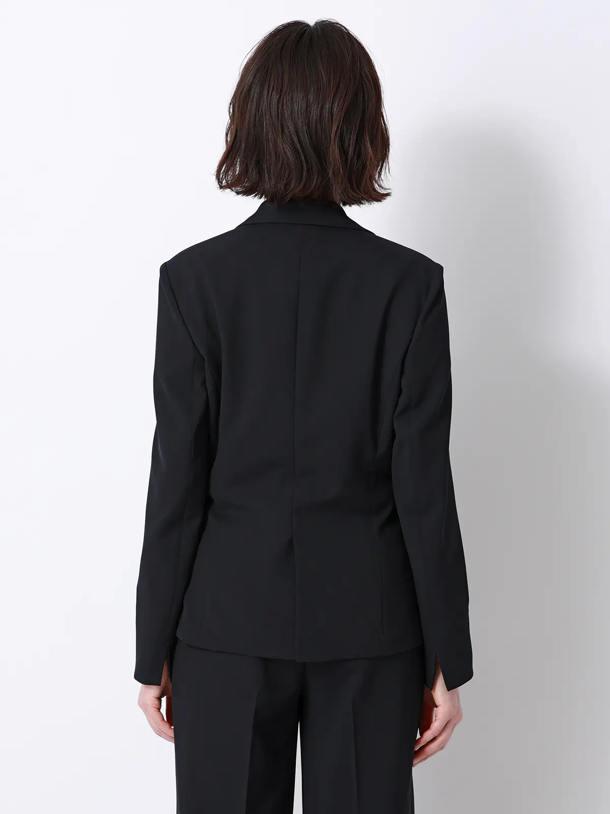 涼しいスーツ／テーラードジャケット／ウォッシャブル／ストレッチ／高通気／軽量／無地 ネイビー 36(7号）