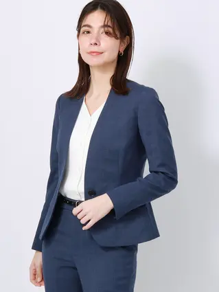 訳アリ商品／ノーカラージャケット