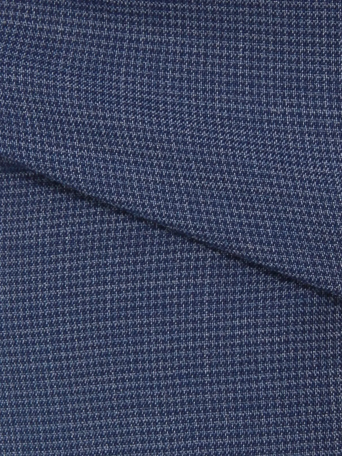 【訳アリ商品】ジャケット/ノーカラー/ウォッシャブル/トロピカルストレッチ/ハウンドトゥース ブルー 36(7号)