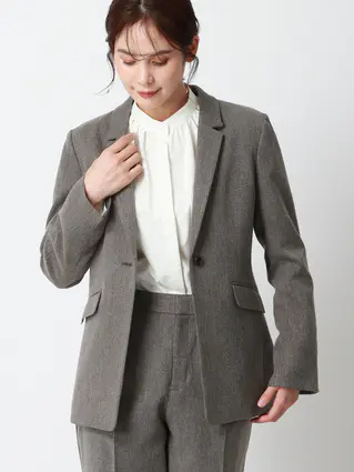 秋冬／ツイードライクジャケット
