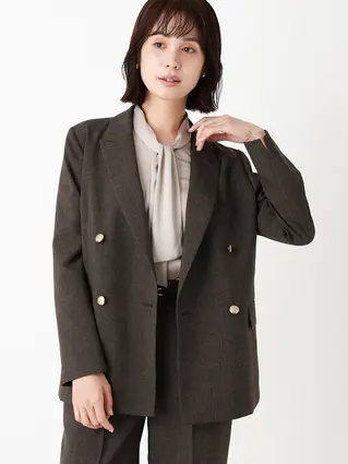 通年／ダブルブレストジャケット