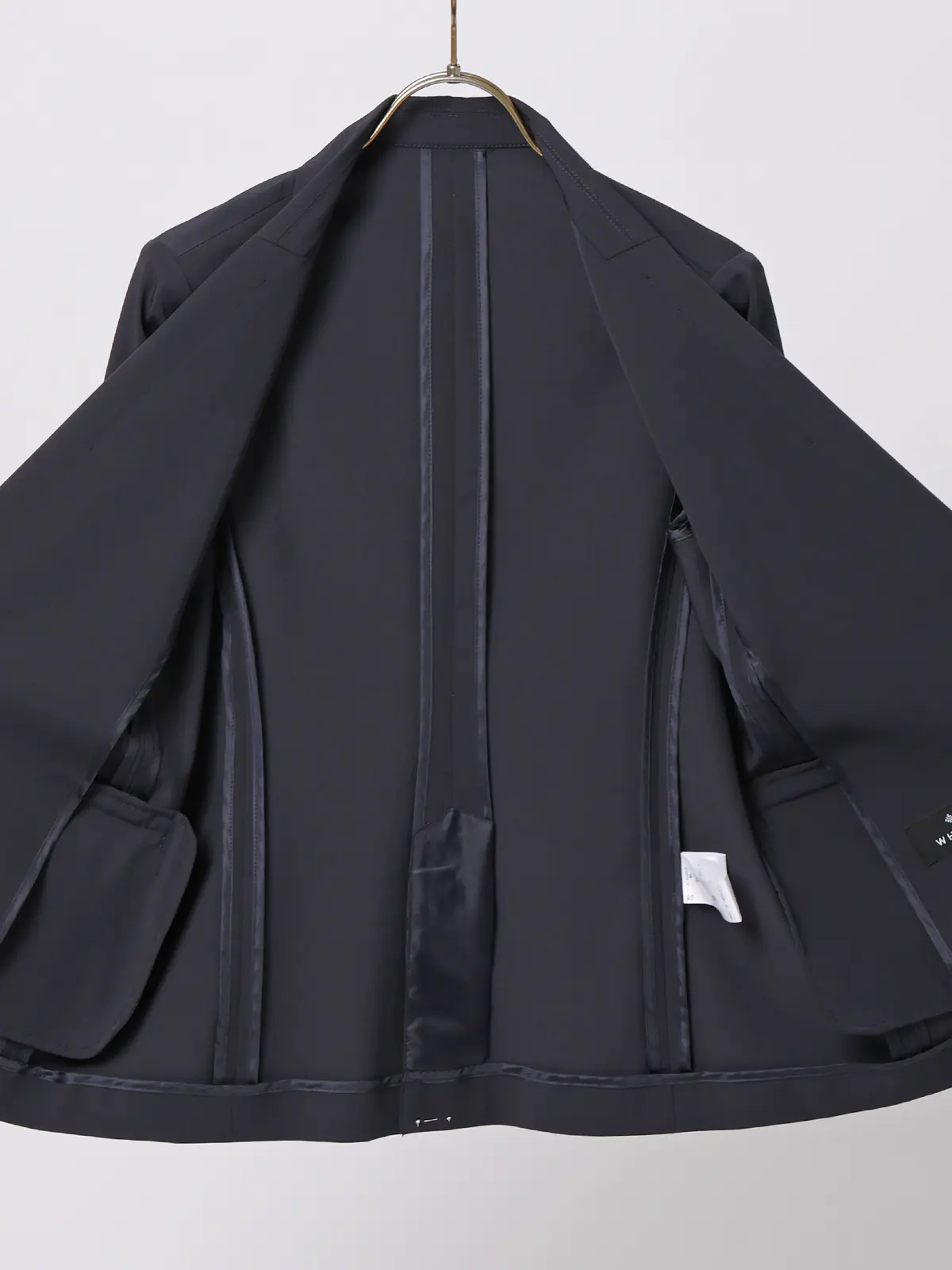 ジャケット／ウォッシャブル／UVカット／ストレッチツイル／無地 ネイビー 36(7号）