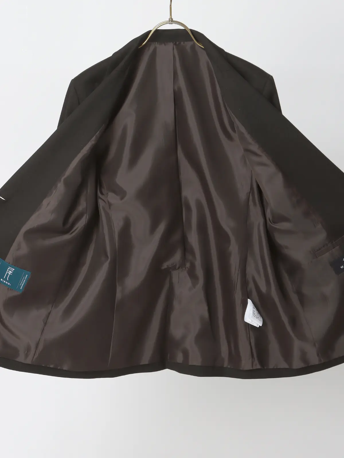 WEAR SHiFT／ジャケット／尾州／リサイクルウールブレンド／無地 ブラウン 38(9号）