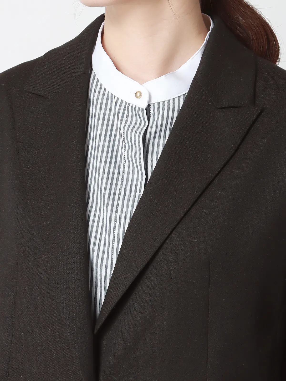 WEAR SHiFT／ジャケット／尾州／リサイクルウールブレンド／無地 ブラウン 38(9号）