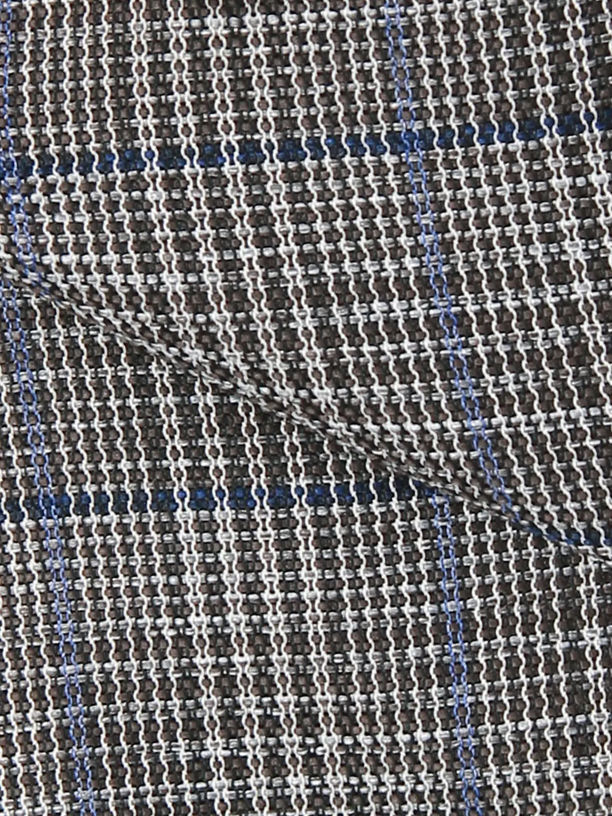 【訳アリ商品】ダブルブレストジレ/ウォッシャブル/消臭/レノクロスストレッチ/グレンチェック ブラウン 38(9号)
