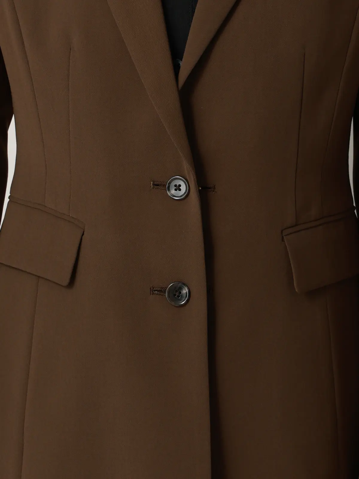 【2/23 23:59までWEB先行販売中】CIS./ベルテッドテーラードジャケット/無地 ブラウン 36(7号)