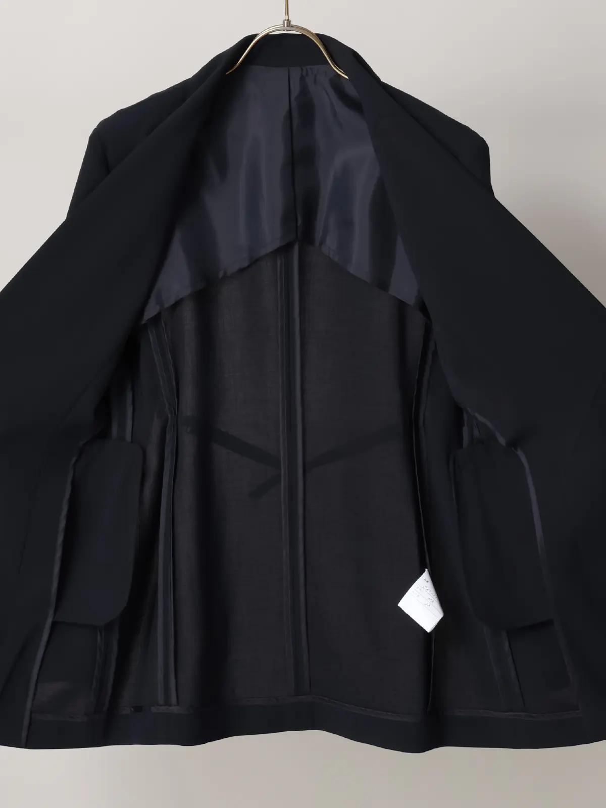 【2／23　23:59までWEB先行販売中】CIS.／ベルテッドテーラードジャケット／無地 ネイビー 36(7号）