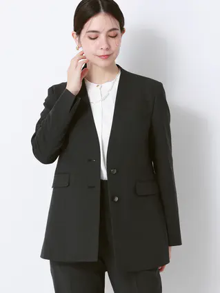 通年／Vカラージャケット