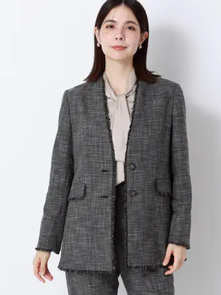 通年／Vカラージャケット