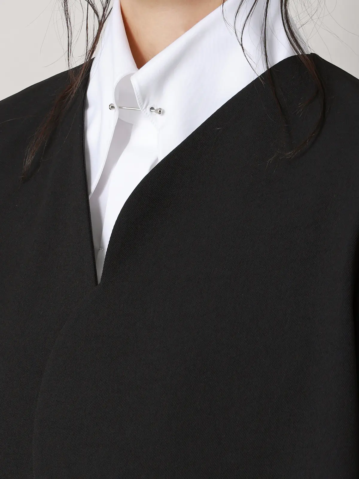 【2／23　23:59までWEB先行販売中】CIS.／カーブショートジャケット／無地 ブラック 36(7号）