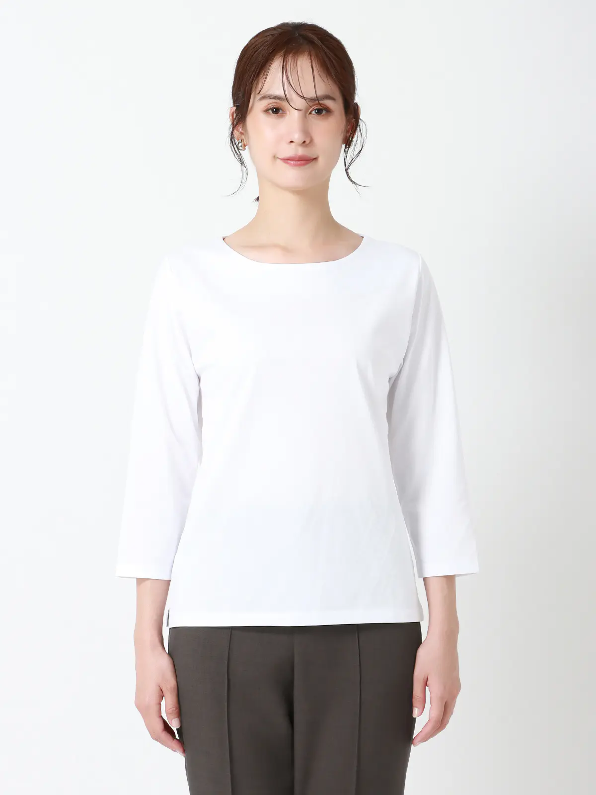 WEB限定／PERFORMANCE SUIT／ジャケット＆パンツ＆トップスセットアップ ブラウン 36(7号）